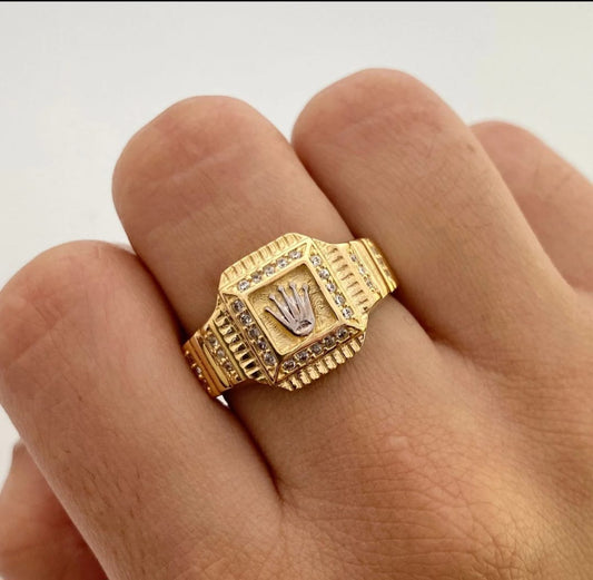 Anillo Cuadro Alto